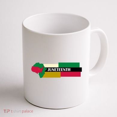 Juneteenth Day Map Coffee Mug back