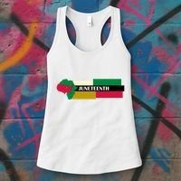 Juneteenth Day Map Women's Tank Top thumb 3