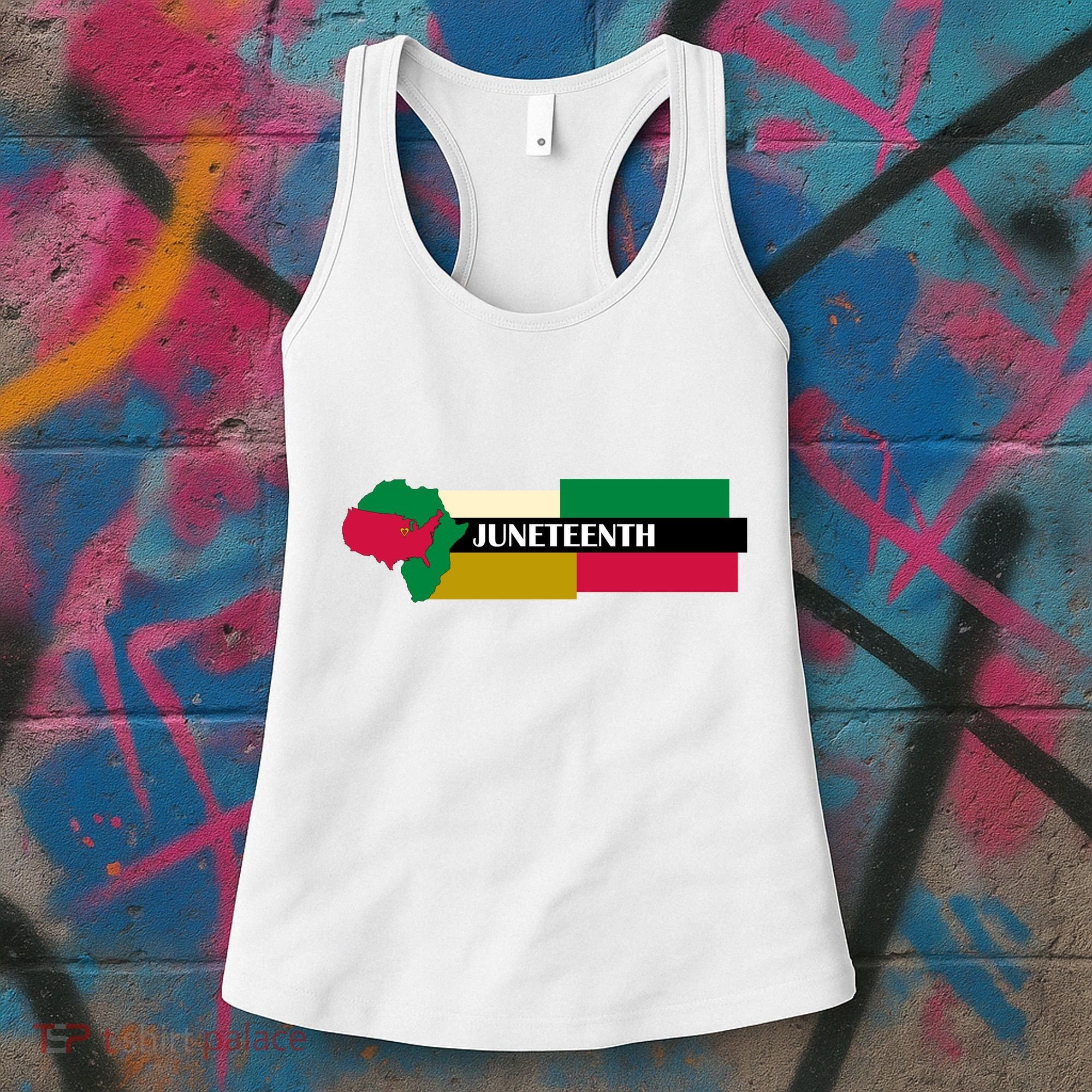 Juneteenth Day Map Women's Tank Top