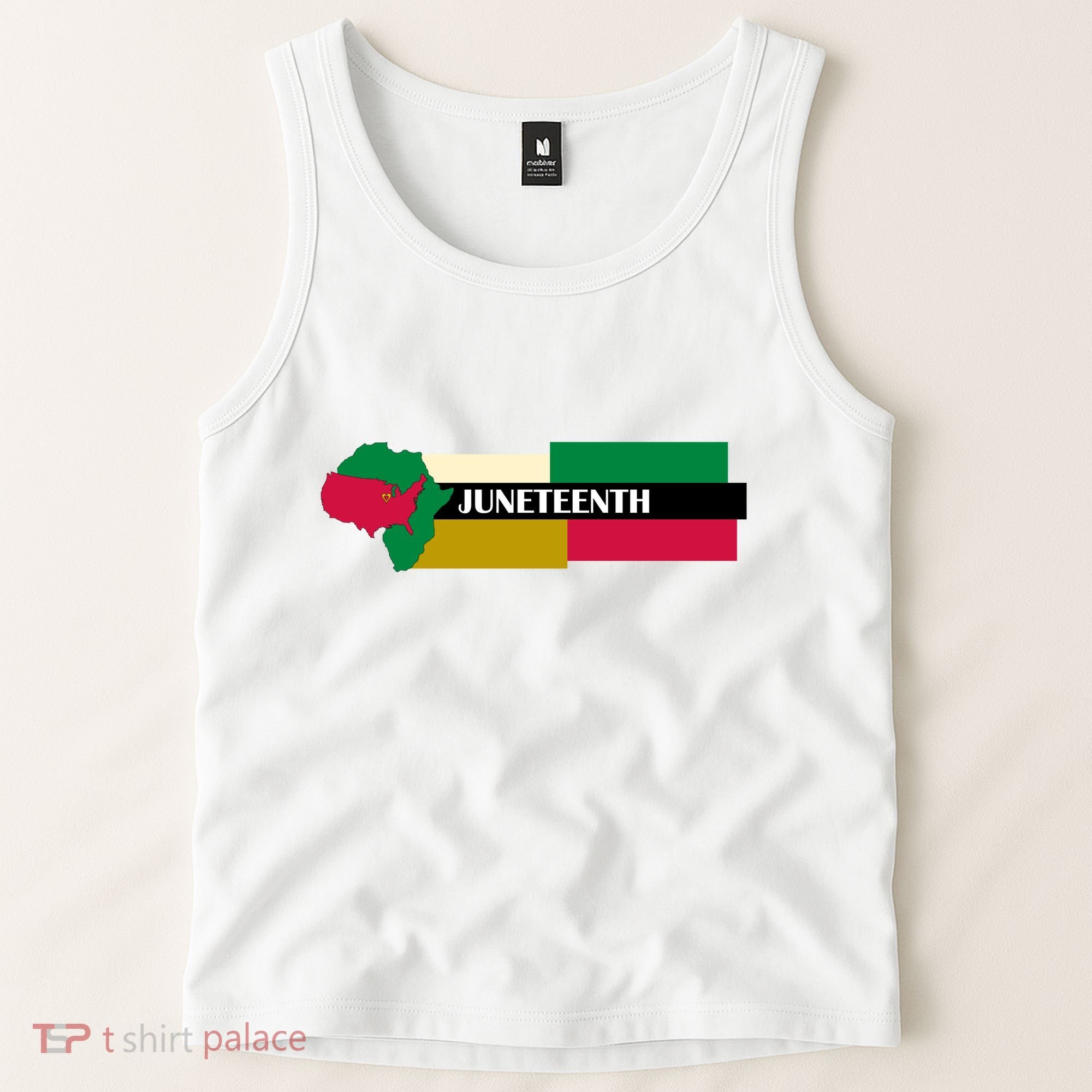 Juneteenth Day Map Tank Top