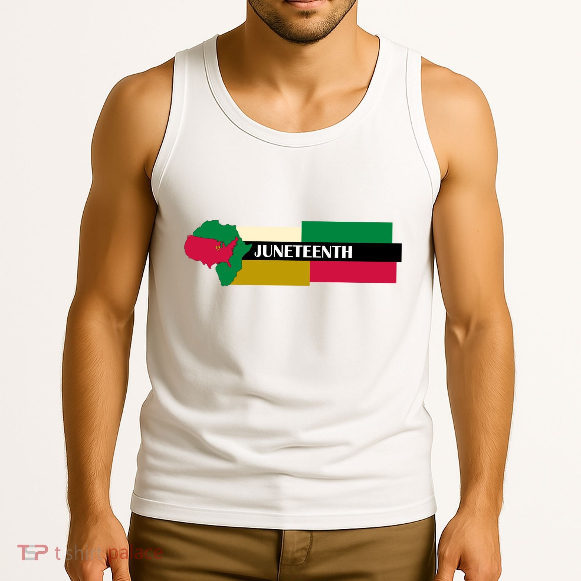 Juneteenth Day Map Tank Top