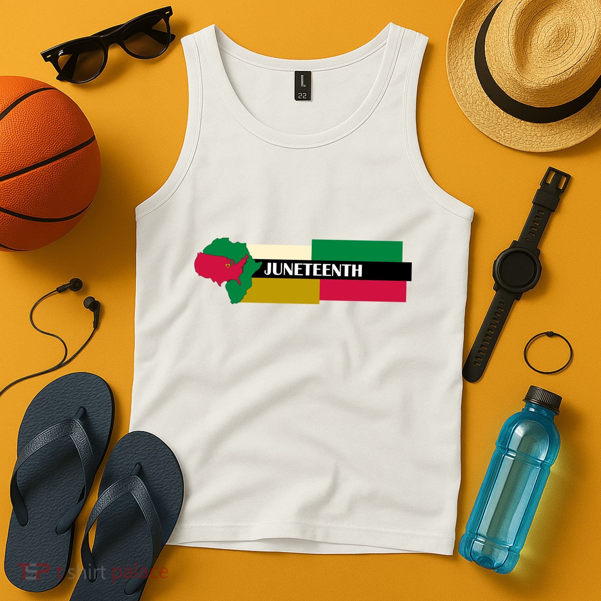 Juneteenth Day Map Tank Top