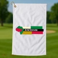 Juneteenth Day Map Golf Towel thumb 1