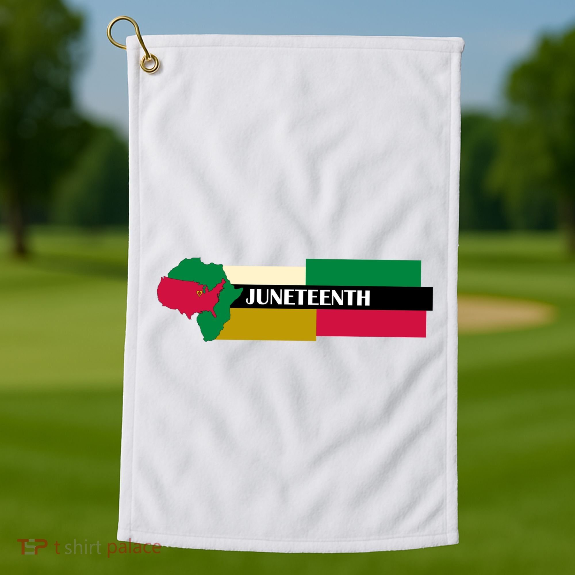 Juneteenth Day Map Golf Towel