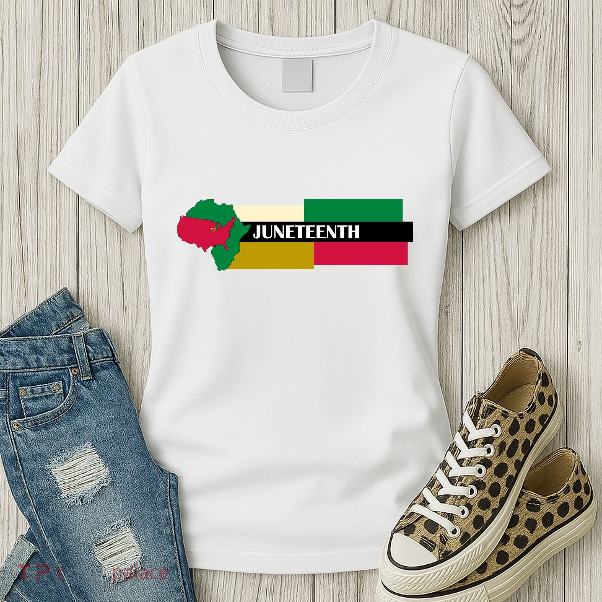 Juneteenth Day Map Women's T-Shirt