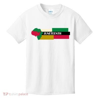 Juneteenth Day Map Kids T-Shirt