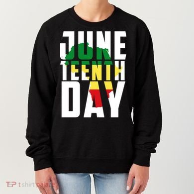 Juneteenth Day Map Women's Sweatshirt