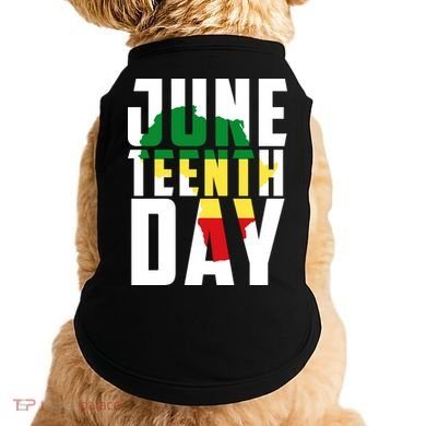 Juneteenth Day Map Doggie Tank