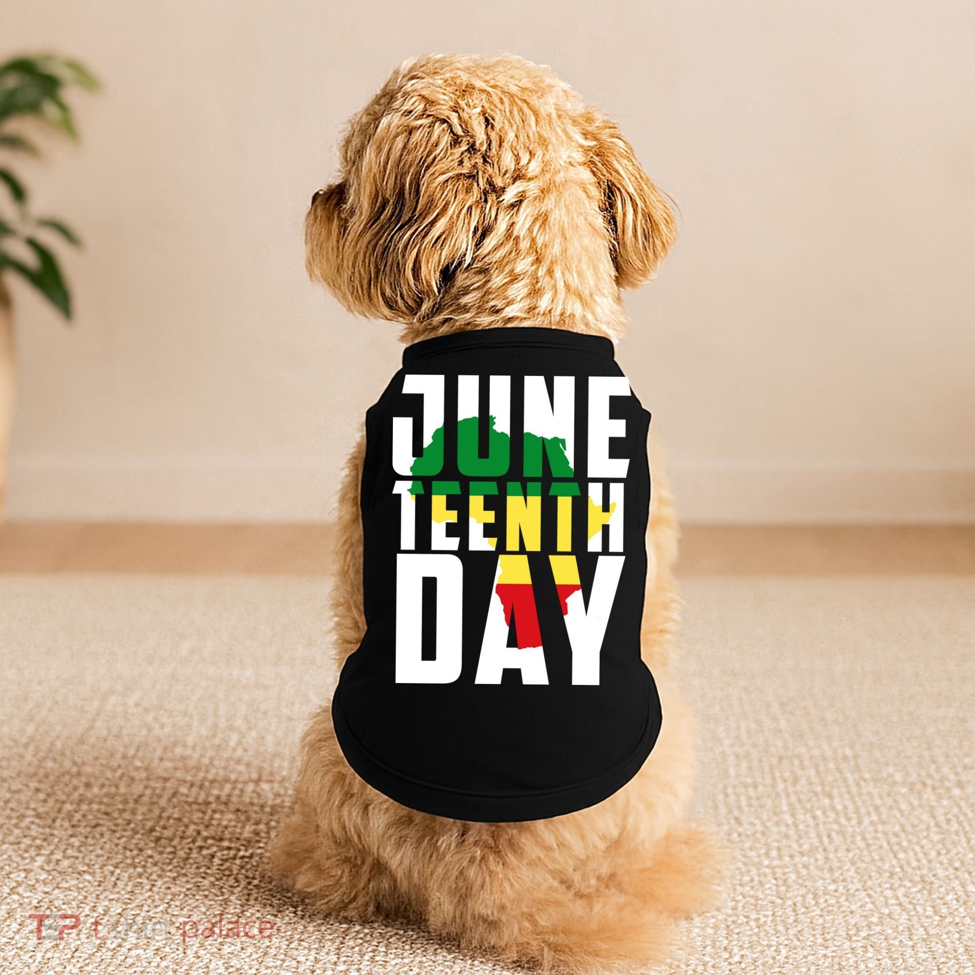 Juneteenth Day Map Doggie Tank