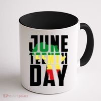 Juneteenth Day Map Coffee Mug thumb 1