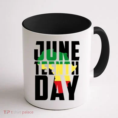 Juneteenth Day Map Coffee Mug back