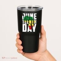 Juneteenth Day Map Tumbler thumb 2