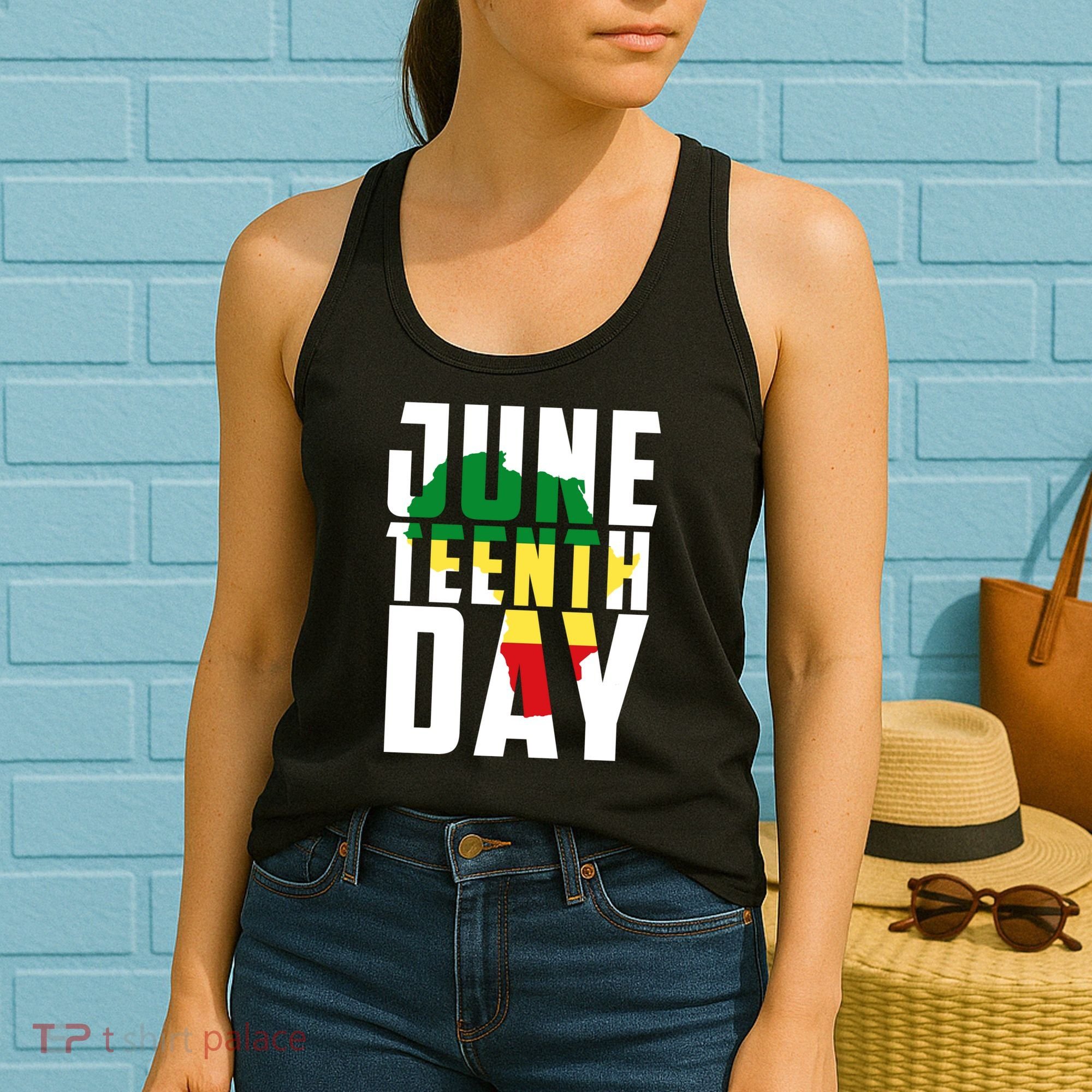 Juneteenth Day Map Women's Tank Top