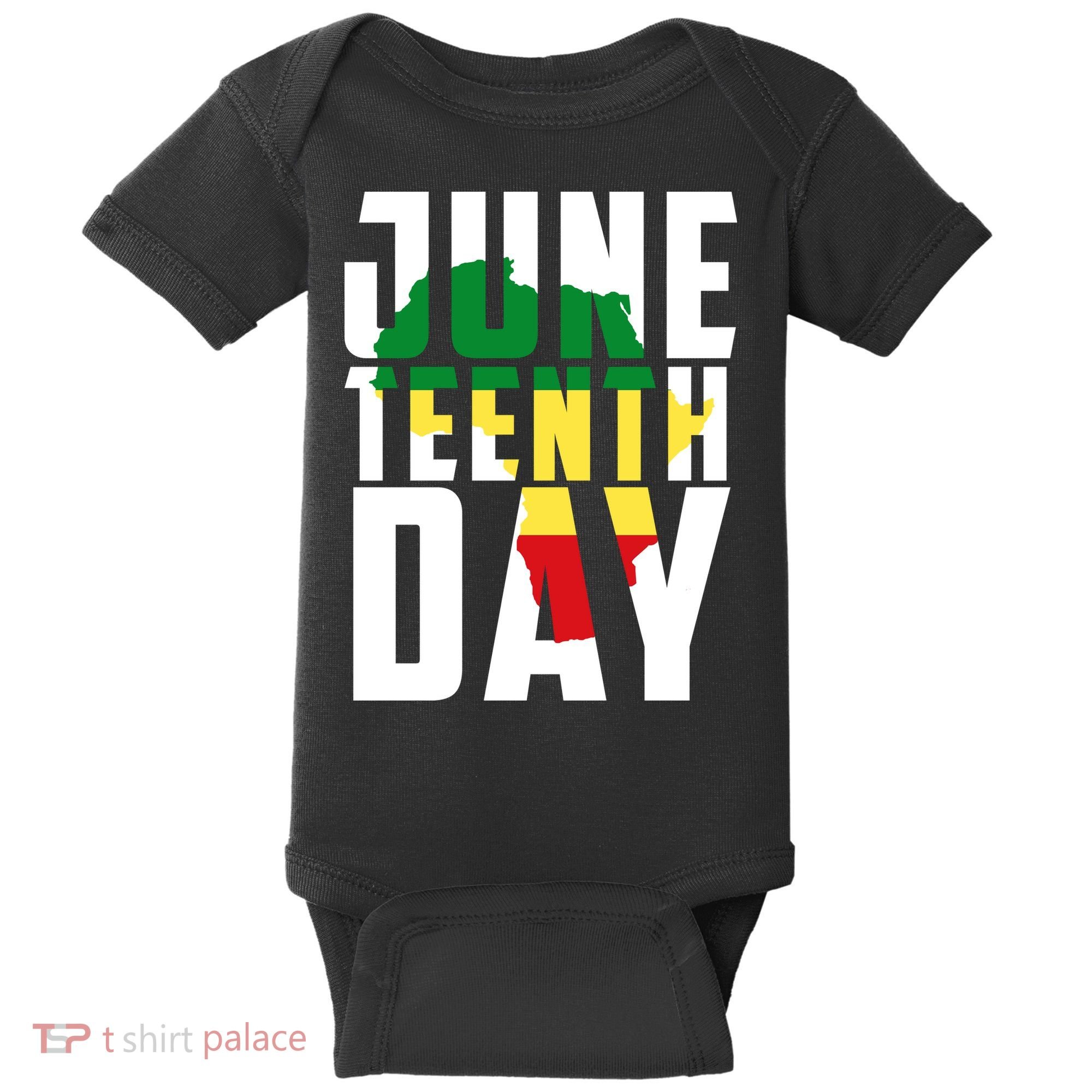 Juneteenth Day Map Baby Bodysuit