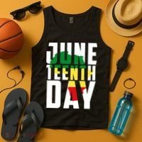 Juneteenth Day Map Tank Top thumb 4