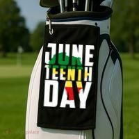 Juneteenth Day Map Golf Towel thumb 2