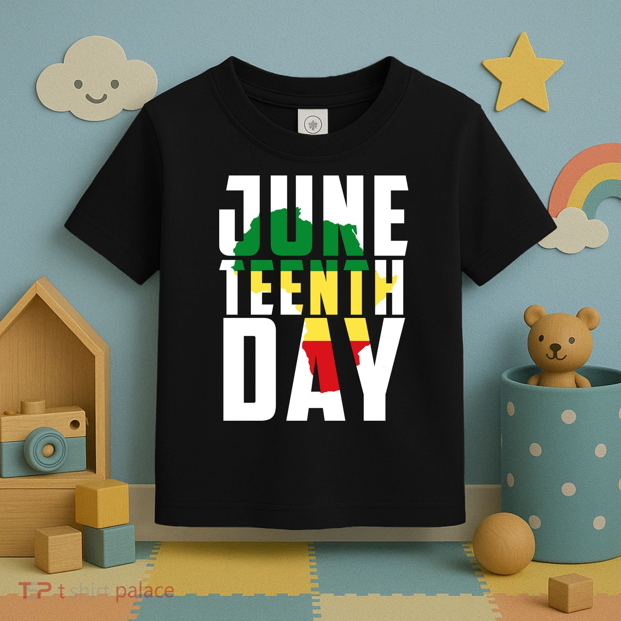 Juneteenth Day Map Toddler T-Shirt