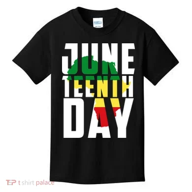 Juneteenth Day Map Kids T-Shirt