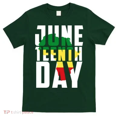 Juneteenth Day Map T-Shirt