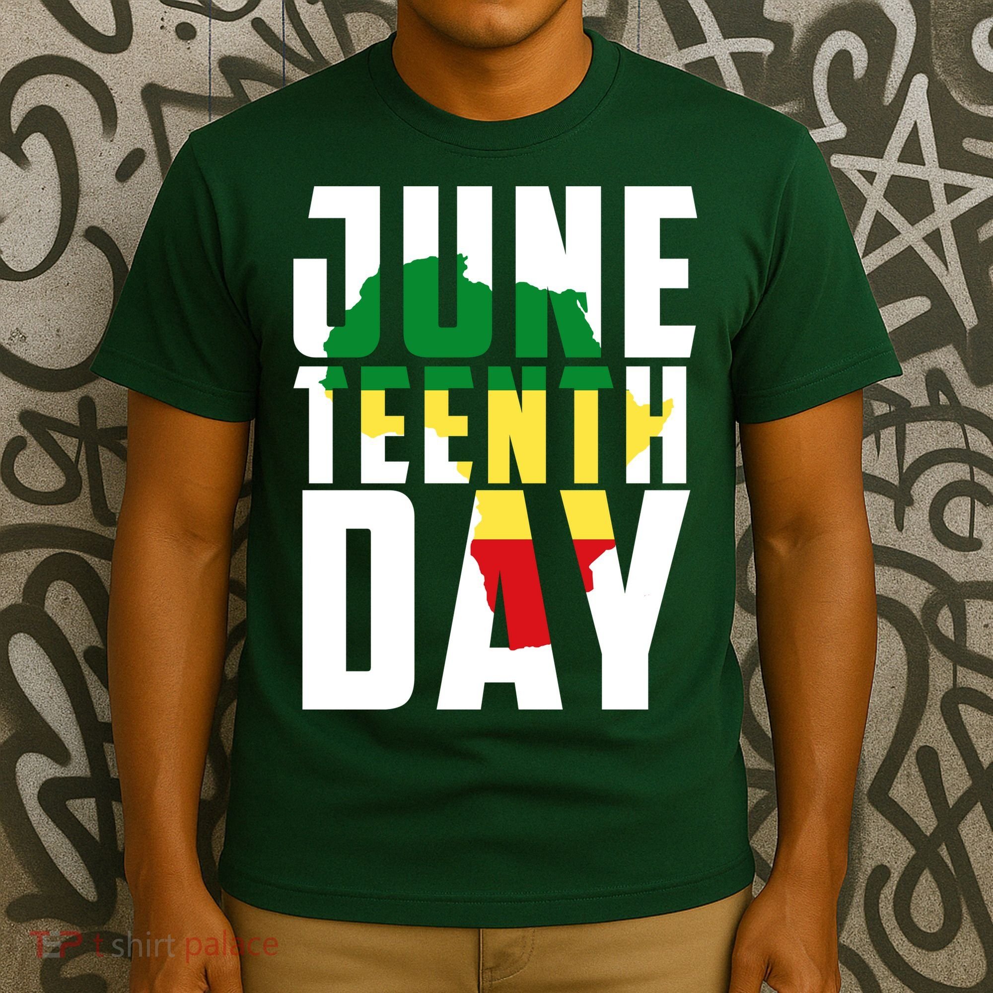 Juneteenth Day Map T-Shirt