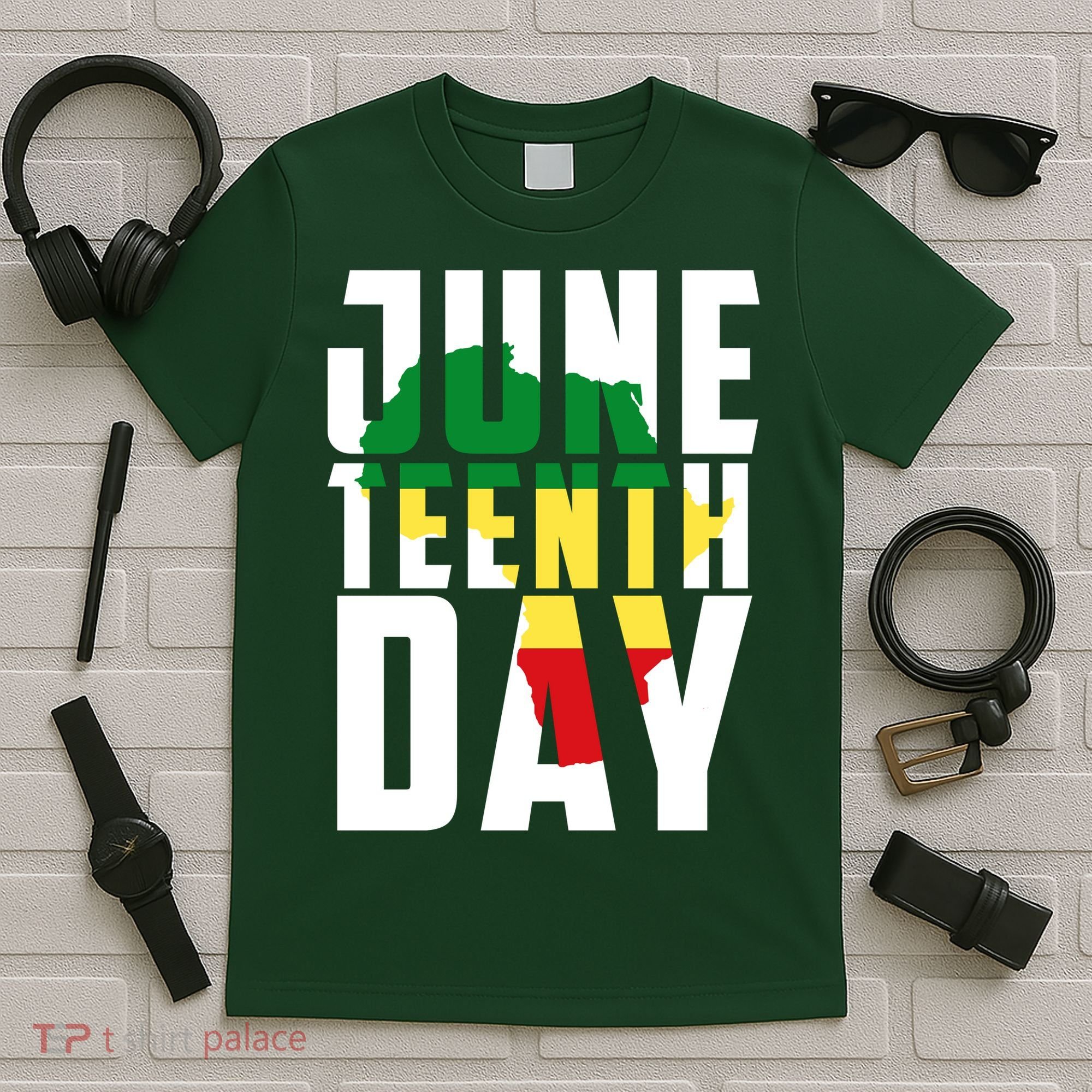 Juneteenth Day Map T-Shirt