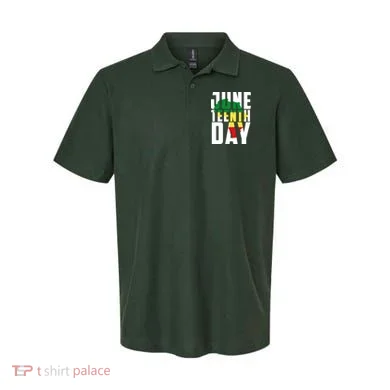 Juneteenth Day Map Polo