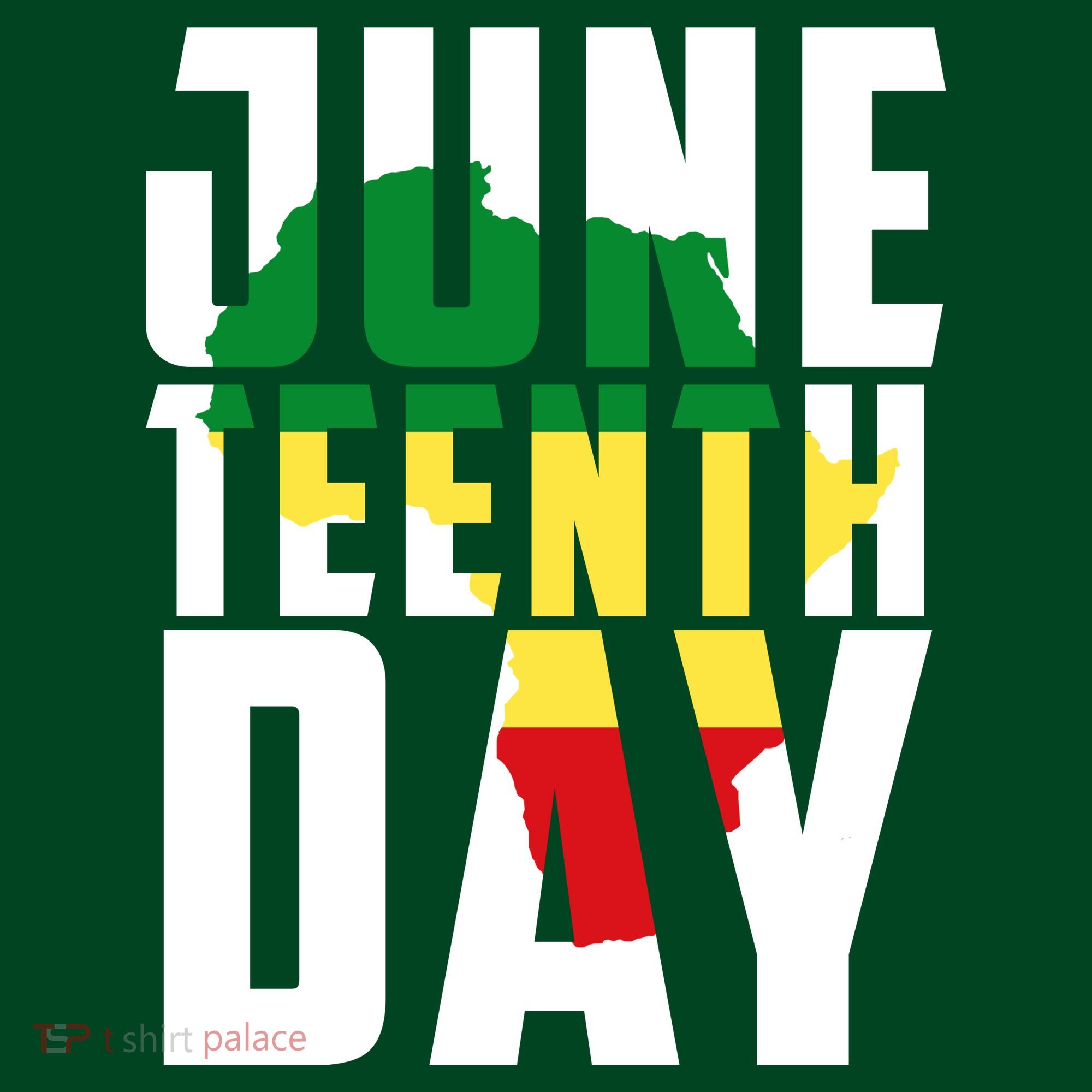 Juneteenth Day Map Polo
