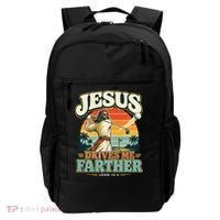 Jesus Drives Me Farther Golf Christian Golfer Backpack thumb 0