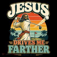Jesus Drives Me Farther Golf Christian Golfer Coffee Mug thumb 5