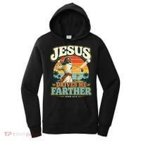 Jesus Drives Me Farther Golf Christian Golfer Women's Hoodie thumb 0