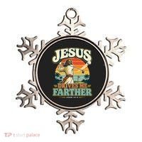 Jesus Drives Me Farther Golf Christian Golfer Ornament thumb 0