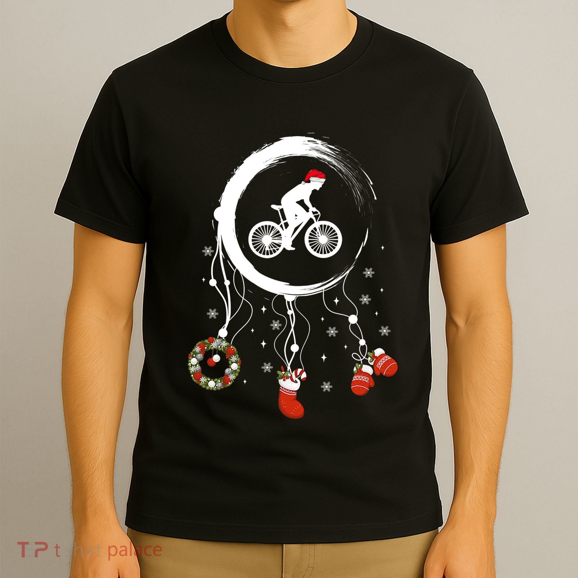 Joy Dreamcatcher Merry Christmas Road Bike Racing Bicycle T-Shirt