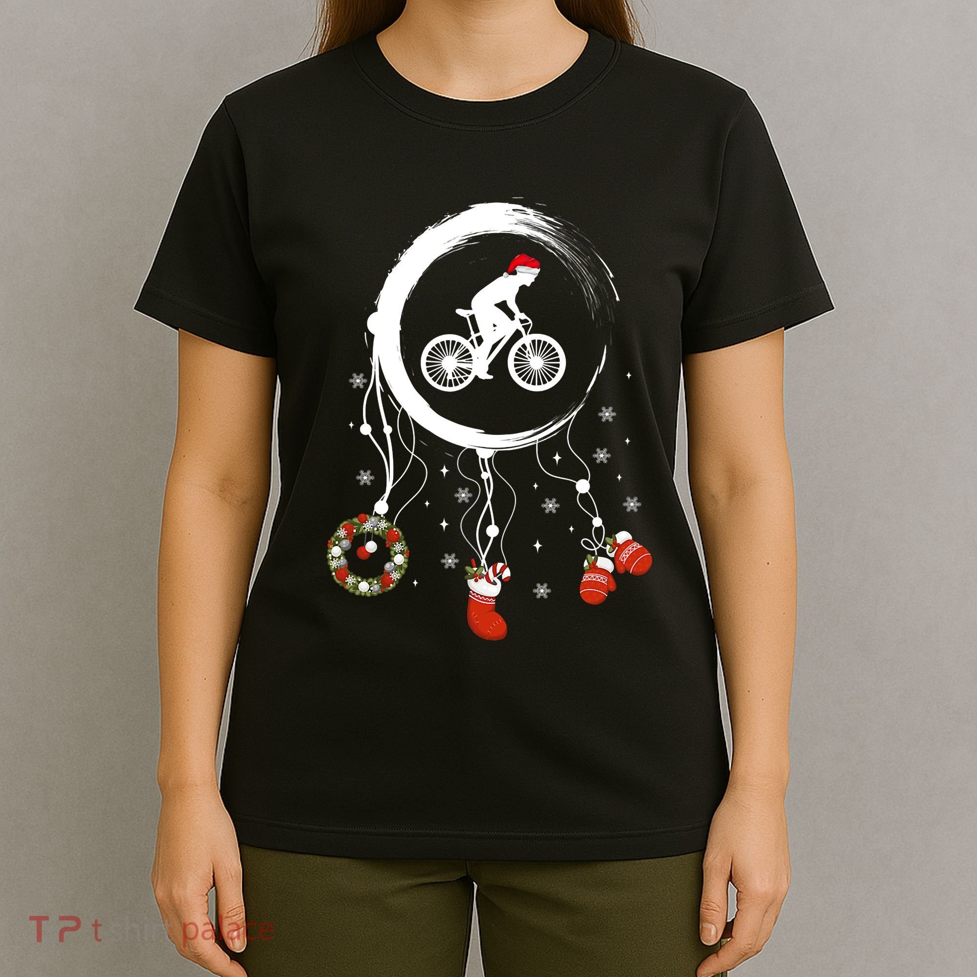 Joy Dreamcatcher Merry Christmas Road Bike Racing Bicycle T-Shirt