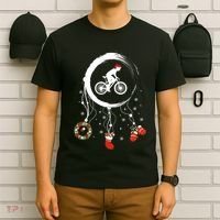 Joy Dreamcatcher Merry Christmas Road Bike Racing Bicycle T-Shirt thumb 6