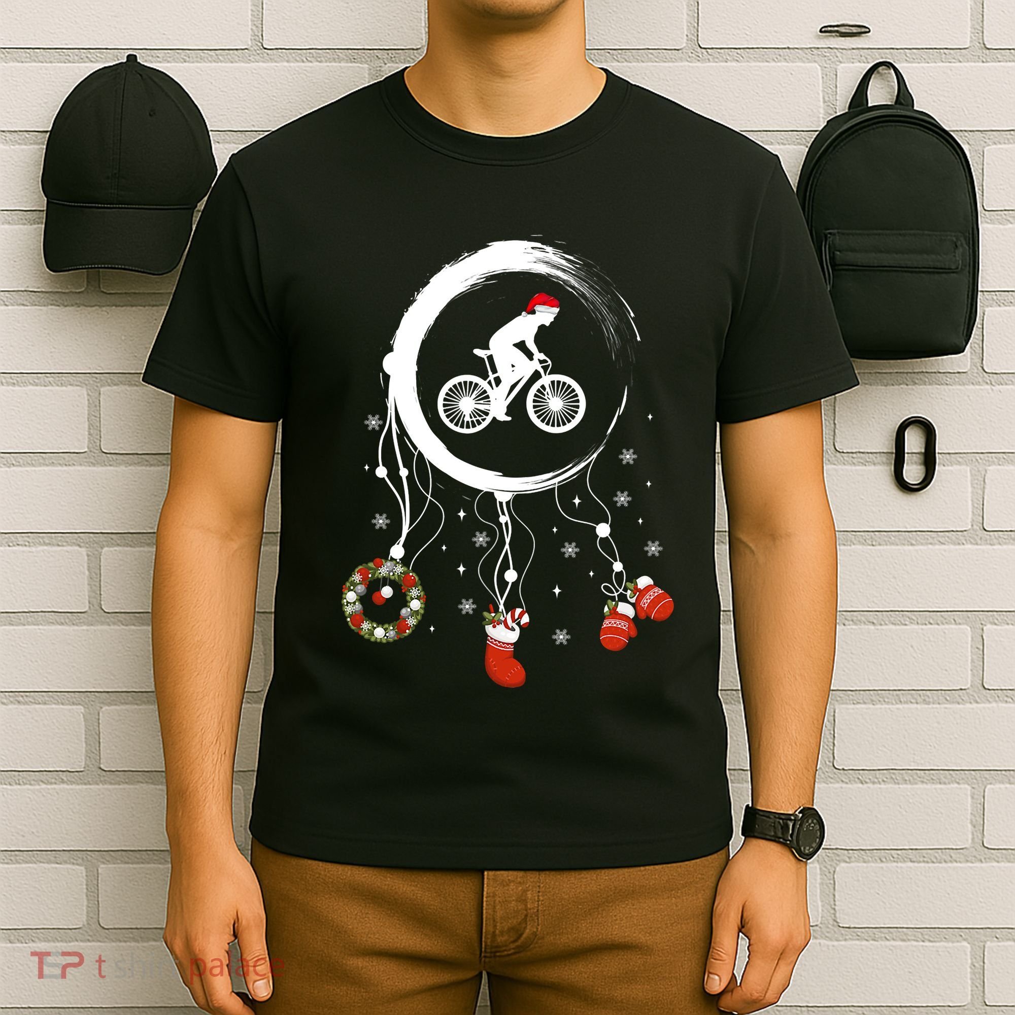 Joy Dreamcatcher Merry Christmas Road Bike Racing Bicycle T-Shirt