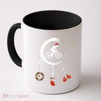 Joy Dreamcatcher Merry Christmas Road Bike Racing Bicycle Coffee Mug thumb 0