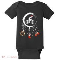 Joy Dreamcatcher Merry Christmas Road Bike Racing Bicycle Baby Bodysuit thumb 0