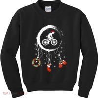 Joy Dreamcatcher Merry Christmas Road Bike Racing Bicycle Kids Sweatshirt thumb 0