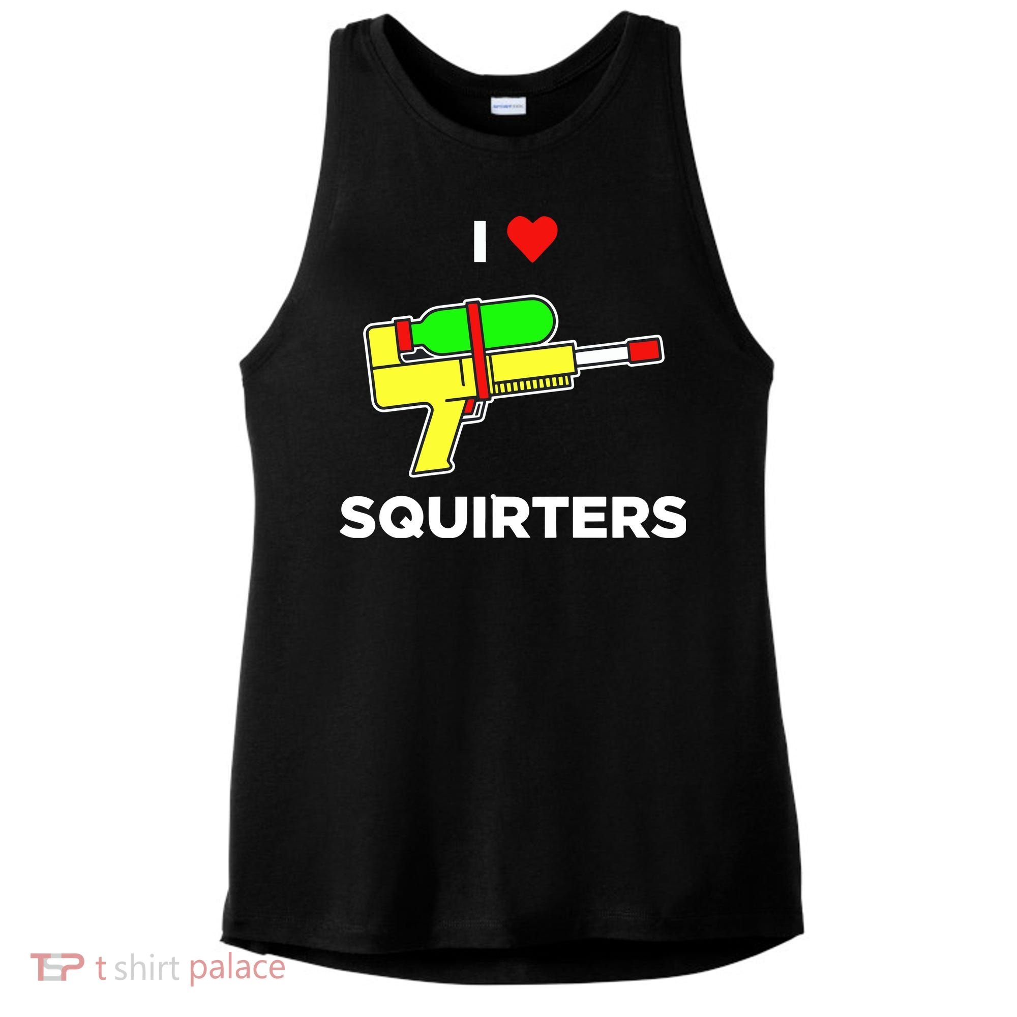 I Love Squirters Ladies PosiCharge Tri-Blend Wicking Tank