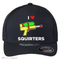 I Love Squirters Flexfit Unipanel Trucker Cap thumb 0