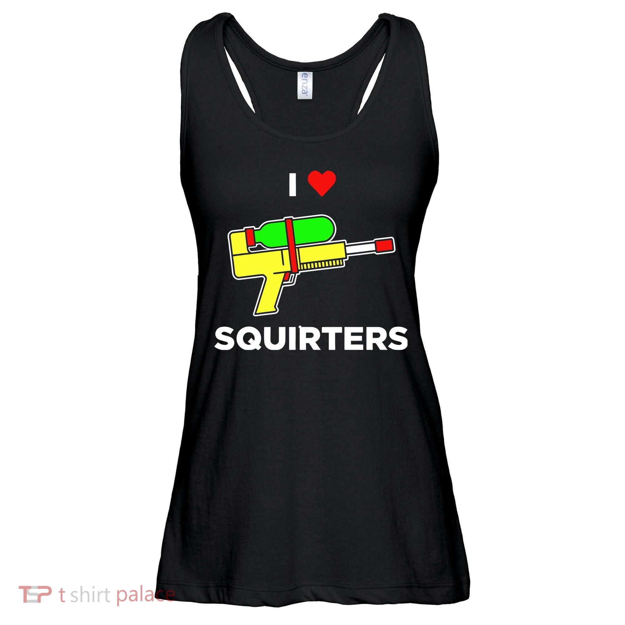 I Love Squirters Ladies Essential Flowy Tank