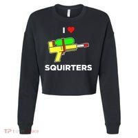 I Love Squirters Cropped Pullover Crew thumb 0
