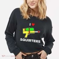 I Love Squirters Cropped Pullover Crew thumb 2