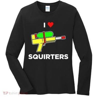 I Love Squirters Women's Long Sleeve Shirt