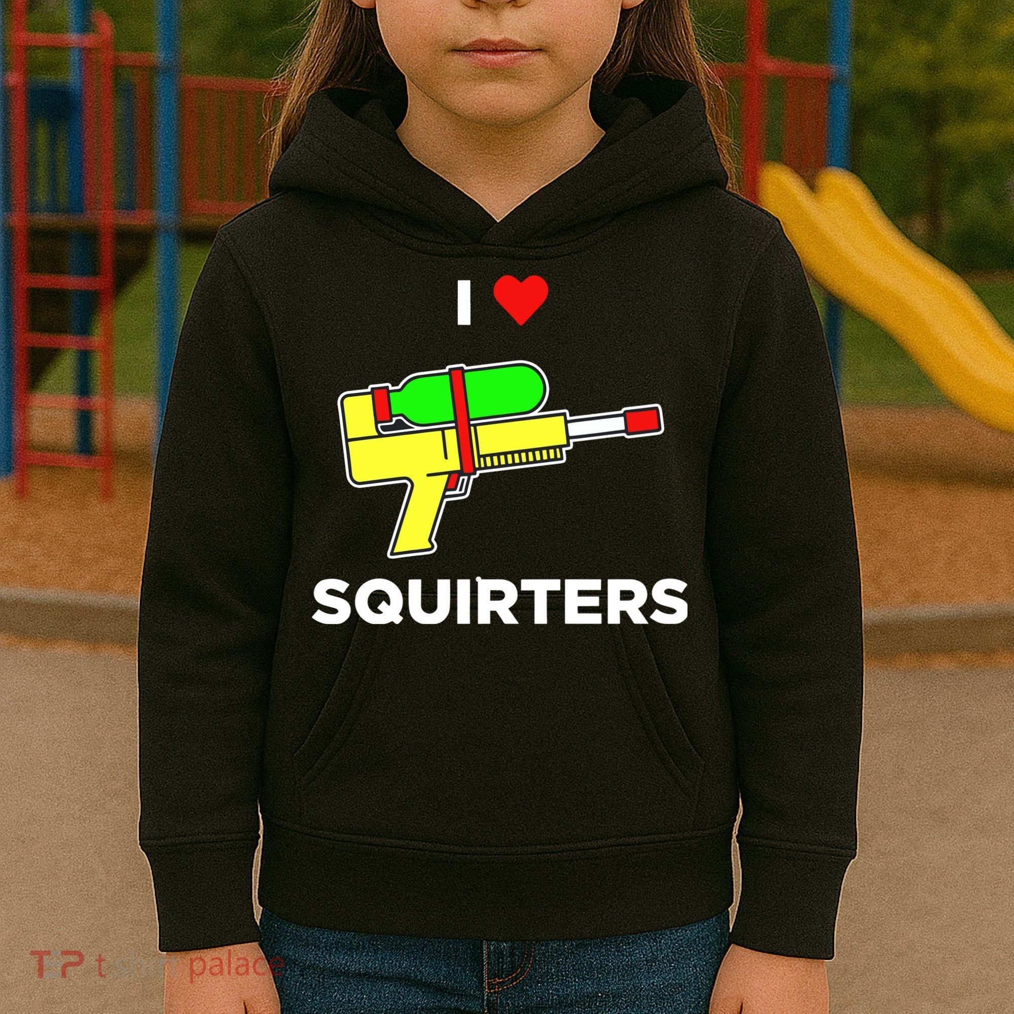I Love Squirters Kids Hoodie