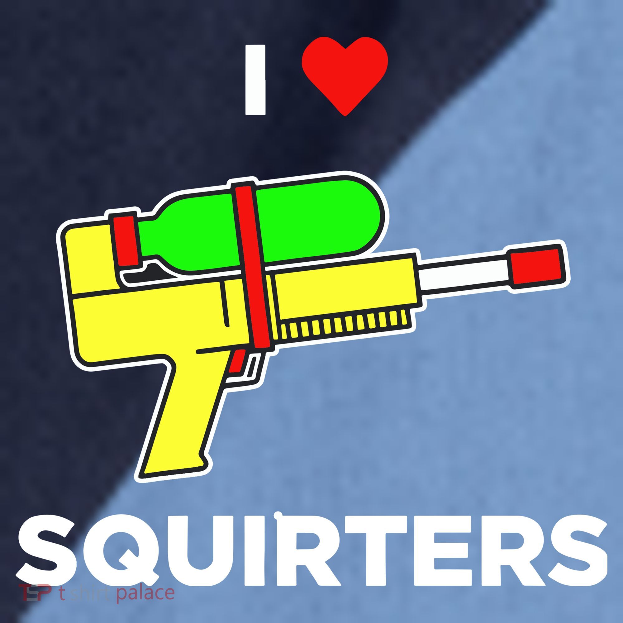 I Love Squirters Raglan Baseball Sleeve Shirt