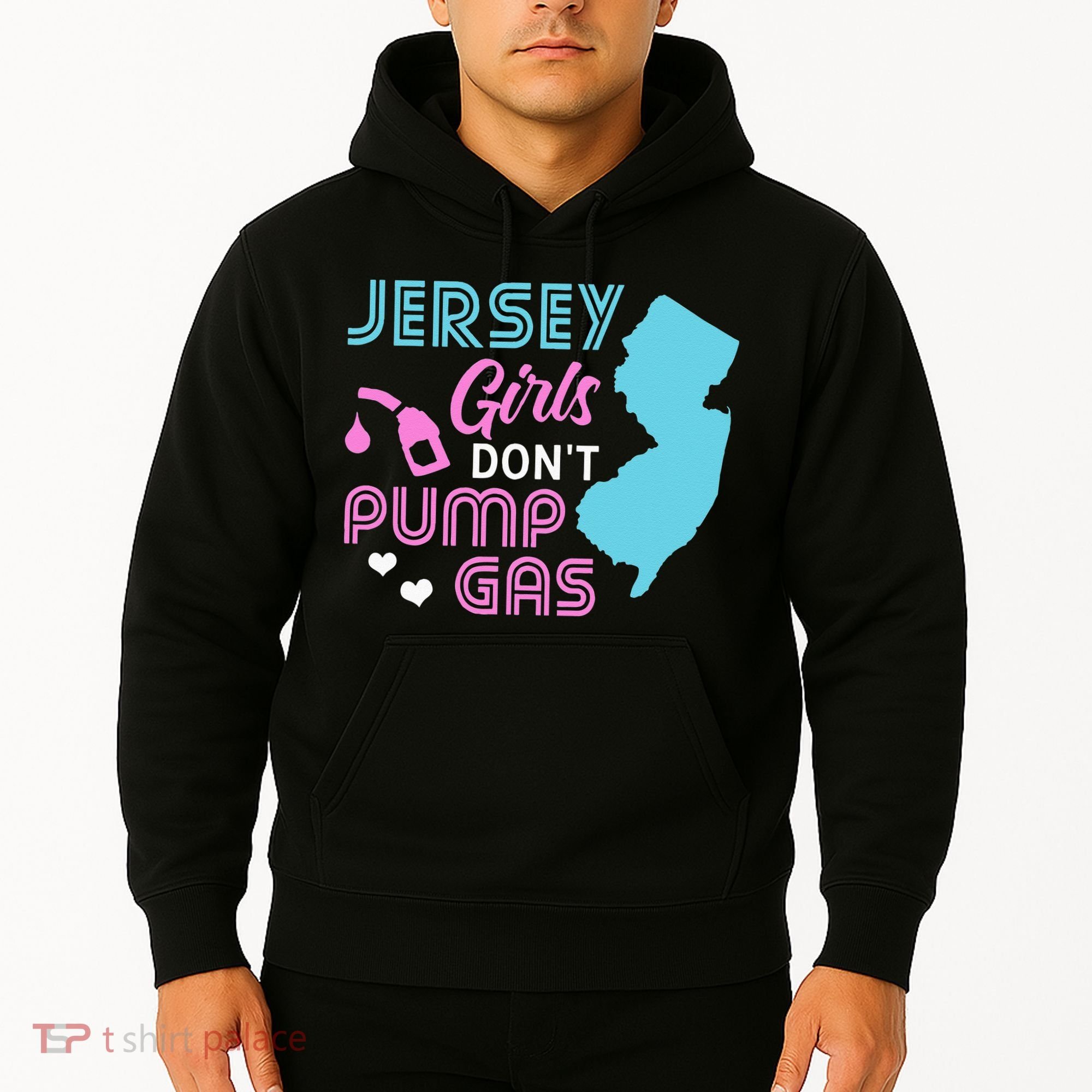 Jersey Dont Pump Gas State Outline Hoodie