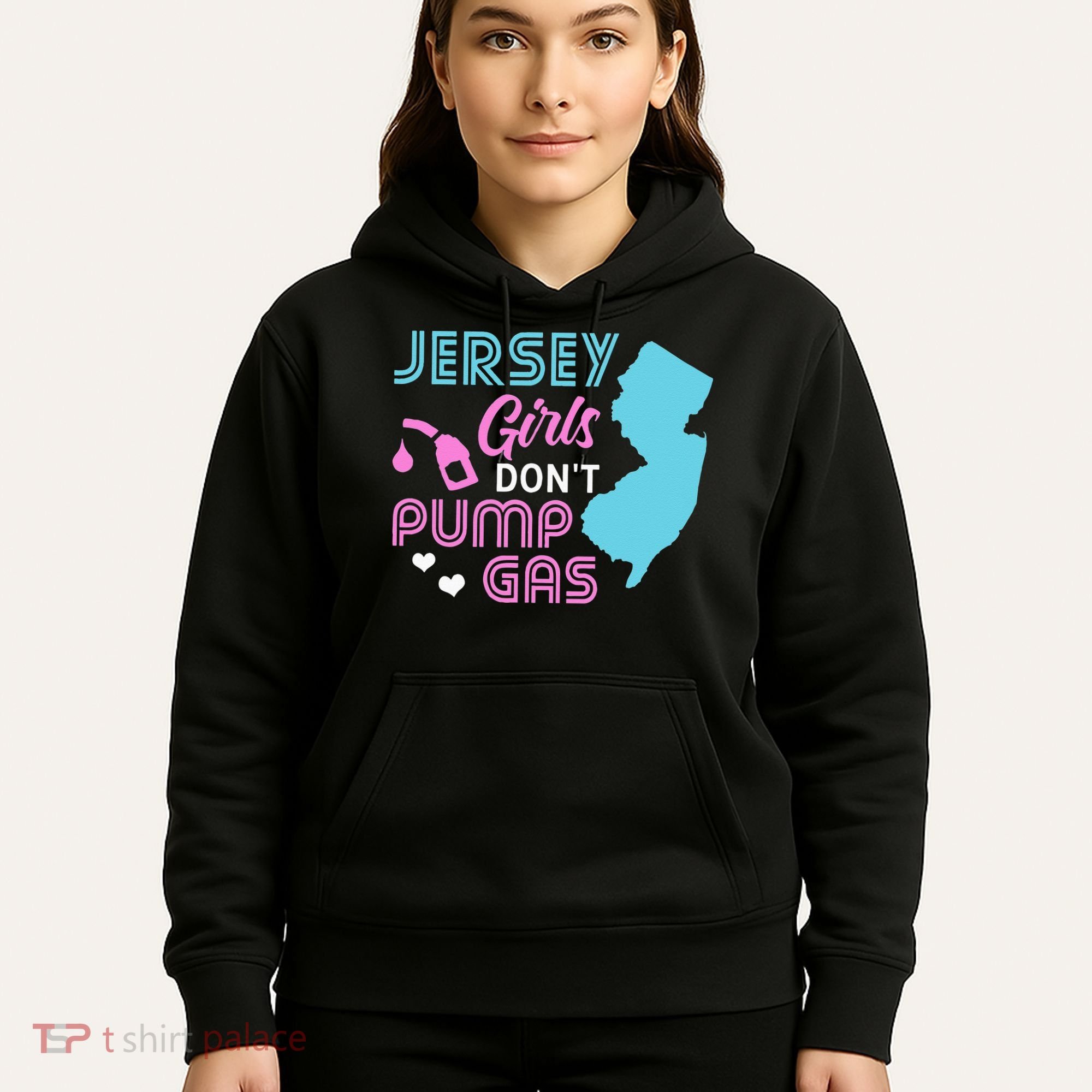 Jersey Dont Pump Gas State Outline Hoodie