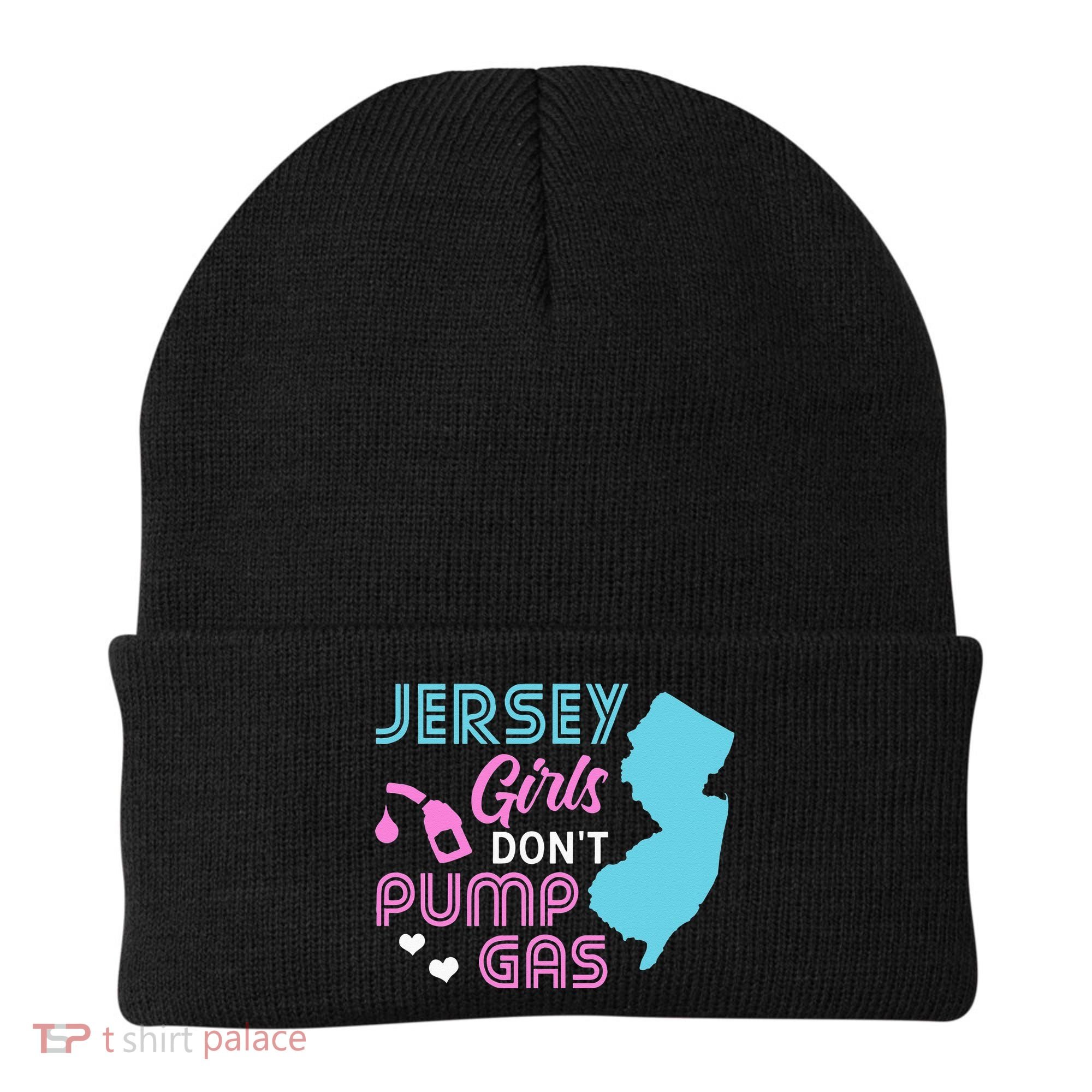 Jersey Dont Pump Gas State Outline Beanie