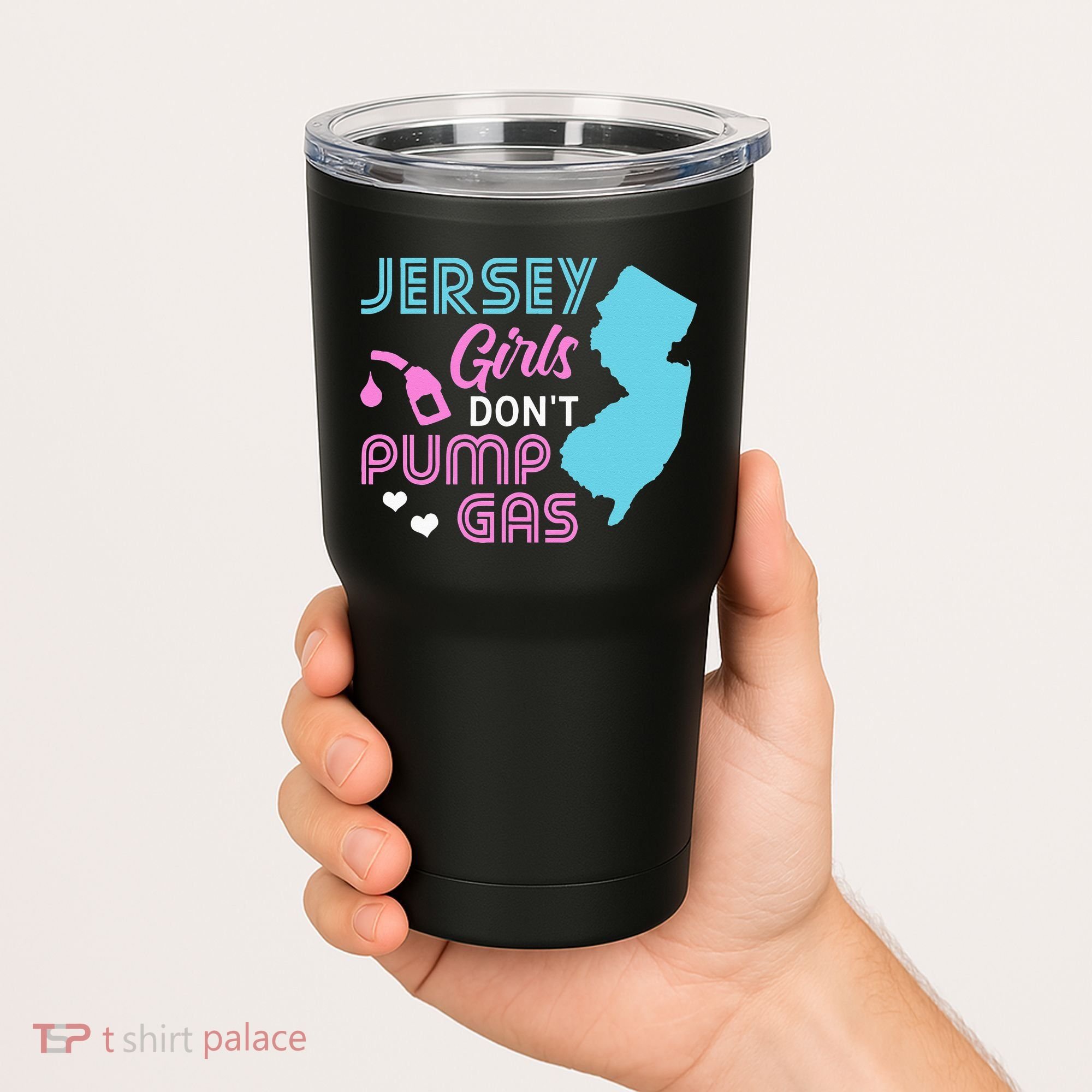 Jersey Dont Pump Gas State Outline Tumbler
